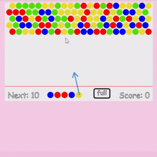 create your own bubble shooter game with html and javascript.gif